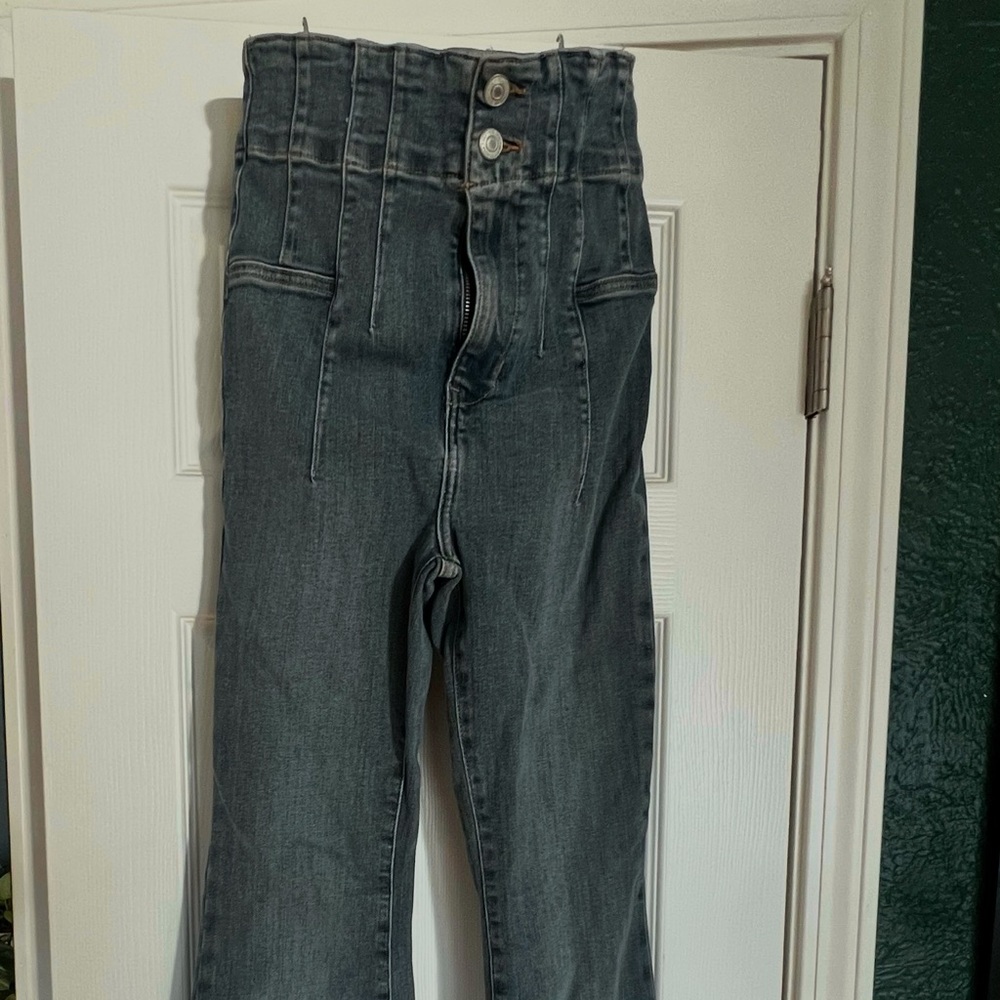 Free People Jayde flare jeans- sunburst blue